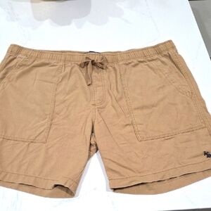 POLO RALPH LAUREN Mens 2XL Khaki Shorts Stretch Classic Fit Cotton new no tag